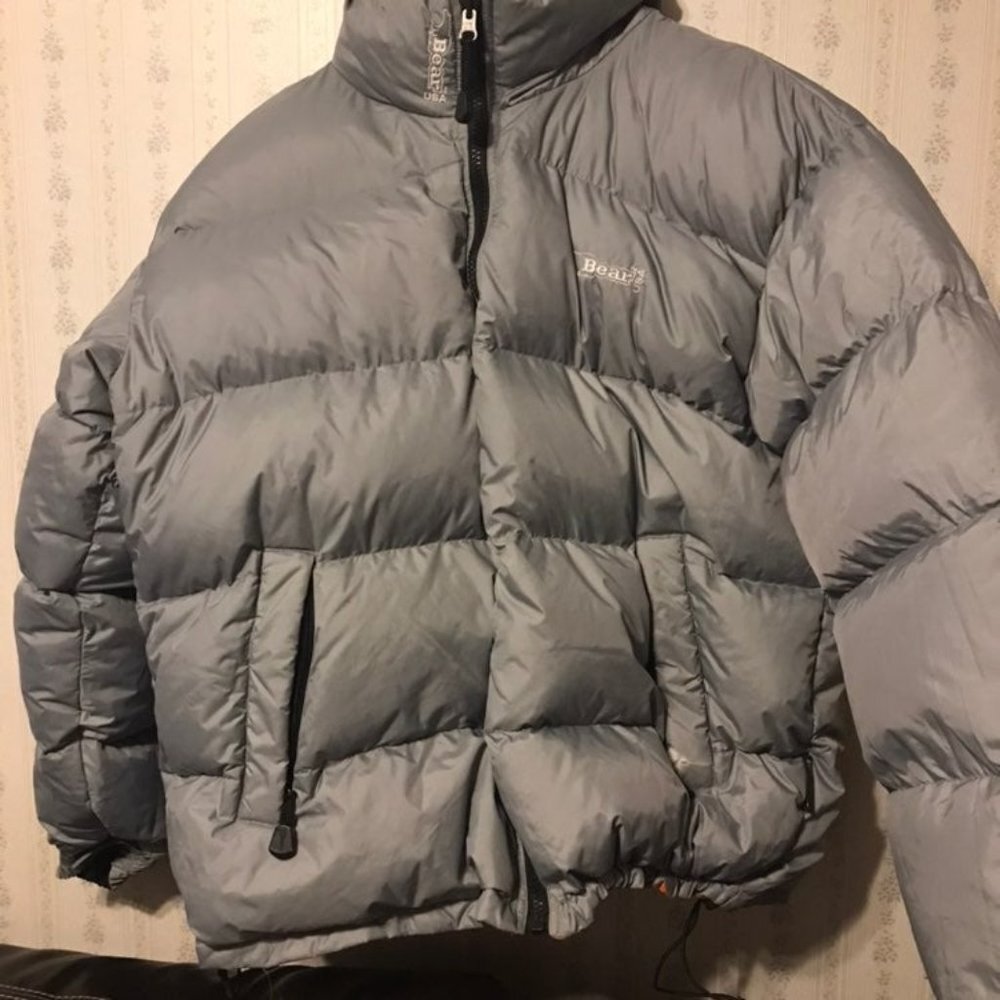 Bear reversible down mens hunting coat